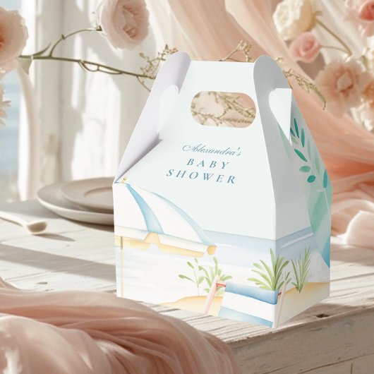 Baby an Bord Beach Surf Baby Dusche Geschenkschachtel