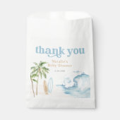 Baby an Bord Beach Surf Baby Dusche Geschenktütchen (Vorderseite)