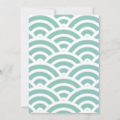 Baby an Bord Beach Surf Boy Drive-by Baby Shower Einladung (Rückseite)