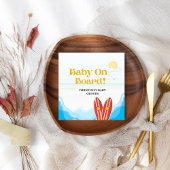 Baby an Bord Beachvolleydusche Danke Serviette