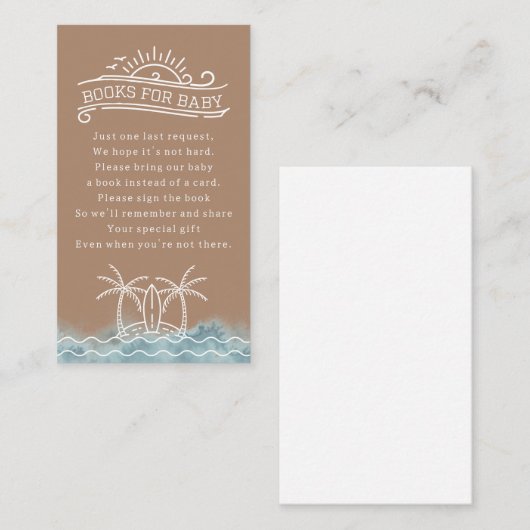 Baby an Bord Buchungsanfrage Neutrale Babydusche Begleitkarte (Vorne/Hinten)