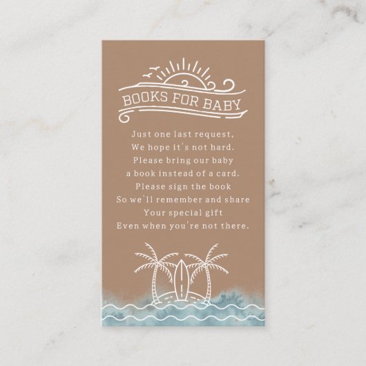 Baby an Bord Buchungsanfrage Neutrale Babydusche Begleitkarte (Vorderseite)