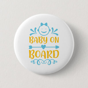 Baby an Bord Button