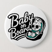 Baby an Bord Button (Vorderseite)