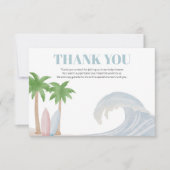 Baby an Bord Danke Karte (Vorderseite)