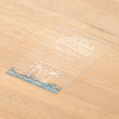 Baby an Bord des Ozeans windet neutrale Babydusche Acryleinladungen (Ablage )