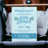 Baby an Bord Einladung