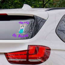 Baby an Bord - Elegante Maus - Auto hinten