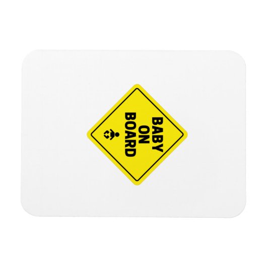 Baby an Bord Magnet (Horizontal)