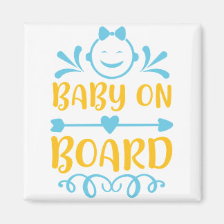Baby an Bord Magnet