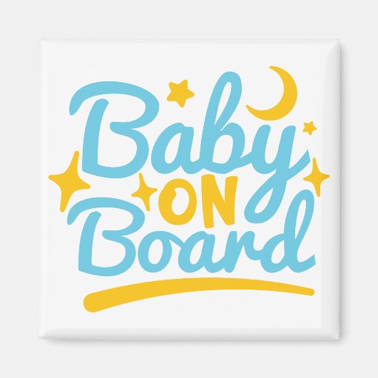 Baby an Bord Magnet (Vorne)