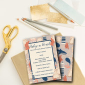 Baby an Bord Nautical Baby Dusche Einladung