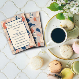 Baby an Bord Nautical Baby Dusche Einladung