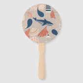 Baby an Bord Nautical Baby Dusche Fächer (Rückseite)