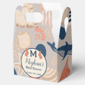 Baby an Bord Nautical Baby Dusche Geschenkschachtel (Geöffnet)