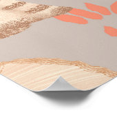 Baby an Bord Nautical Baby Dusche Poster (Ecke)