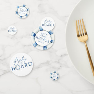 Baby an Bord Nautical Rettungsring Babyparty Konfetti