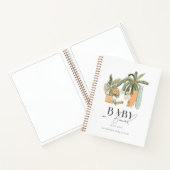 Baby an Bord Palm Tree Baby Showbook Notizblock (Innenseite)