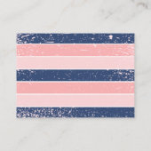 Baby an Bord rosa Mädchen Dusche Windel Gewinnspie Begleitkarte (Rückseite)