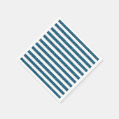 Baby an Bord Rustikales Baby Stripe Babydusche Serviette (Ecke)