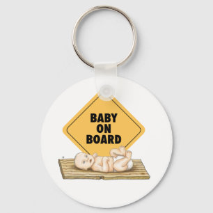 Baby an Bord Schlüsselanhänger