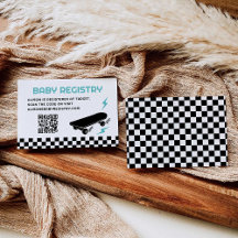 Baby an Bord Skateboard Registrierungskarten