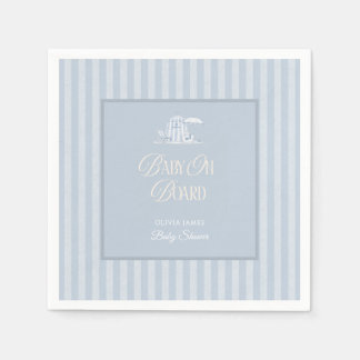 Baby an Bord Strand-Baby-Party-Einladung Serviette