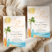 Baby an Bord Summer Beach Baby Dusche Einladung