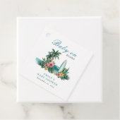 Baby an Bord Surf Beach Baby Dusche Geschenkanhänger (Beispiel)