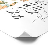 Baby an Bord Surf Kinderduschkarten & Geschenkssch Poster (Ecke)