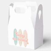 Baby an Bord Surfboard Beach Baby Dusche Geschenkschachtel (Geöffnet)