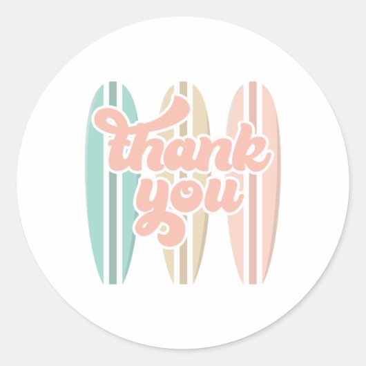 Baby an Bord Surfboard Beach Baby Dusche Runder Aufkleber (Vorderseite)