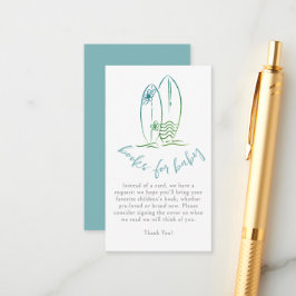 Baby an Bord Surfboard Books für Baby Boy Shows Begleitkarte