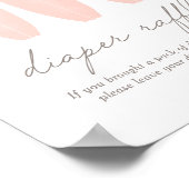 Baby an Bord Surfbrett Kinderdusche Windelwaschmas Poster (Ecke)