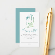 Baby an Bord Surfbrett Windelwaschmaschine