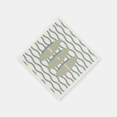 "Baby an Bord" Surfbrettfahrer Kinderdusche Thema  Serviette (Ecke)