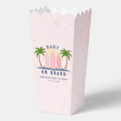 Baby an Bord Surfen Spritzen Rosa Mädchen Dusche Geschenkschachtel (Vorderseite)