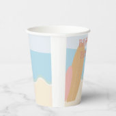 Baby an Bord Surfing Beach Baby Dusche Pappbecher (Rechts)