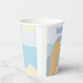 Baby an Bord Surfing Beach Baby Dusche Pappbecher (Rechts)