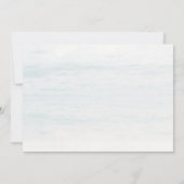 Baby an Bord Surfstrand Babydusche Einladung (Rückseite)