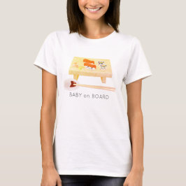 Baby an Bord Sushi Kawaii Schwangerschaftsankündig T-Shirt