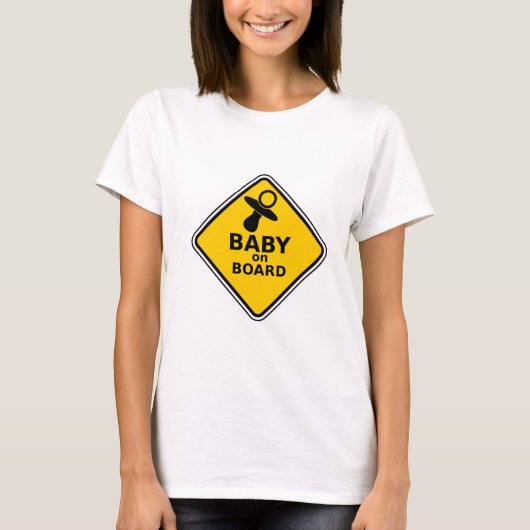 Baby an Bord T-Shirt (Vorderseite)