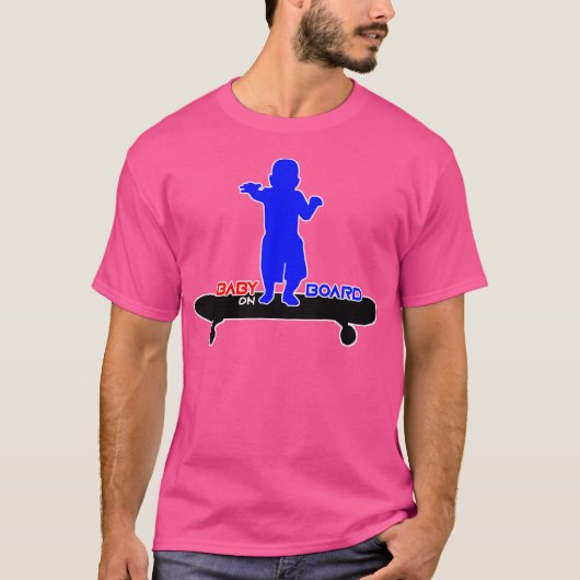 Baby an Bord T-Shirt (Vorderseite)