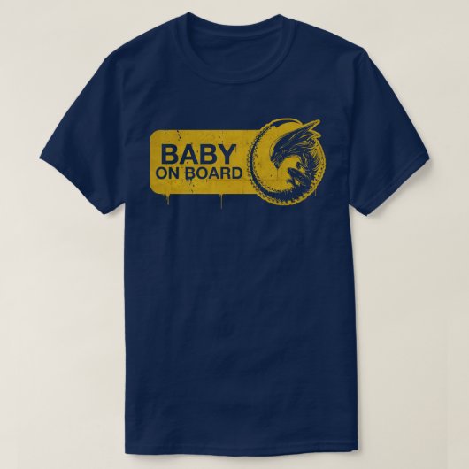 Baby an Bord T-Shirt (Design vorne)