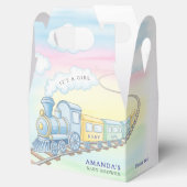 Baby an Bord Wasserfarbenzug Kinderdusche Geschenkschachtel (Geöffnet)