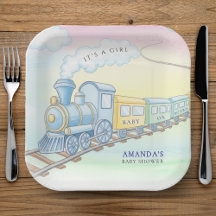 Baby an Bord Wasserfarbenzug Kinderdusche