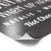 Baby an der kalten Schokolade Bar Fotodruck (Ecke)