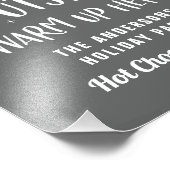 Baby an der kalten Schokolade Bar Fotodruck (Ecke)