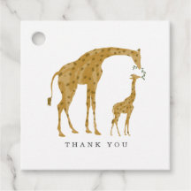 Baby and Mama Giraffe Fütternd Time Baby Shower