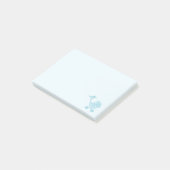 Baby and Mommy Bluebirds Kinderzimmer Post-it Klebezettel (angewinkelt)